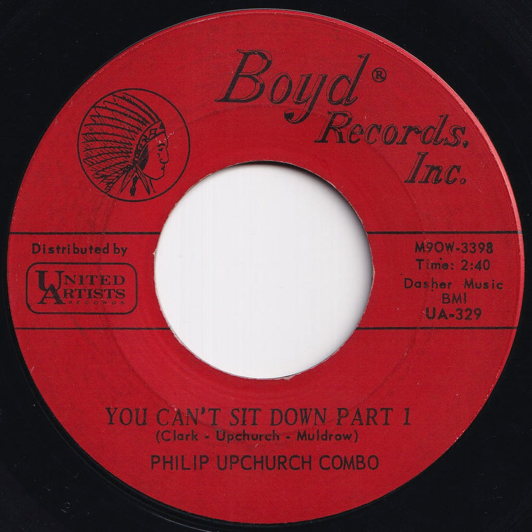 Philip Upchurch Combo - You Can't Sit Down (Part 1) / (Part 2) (7 inch Record / Used)