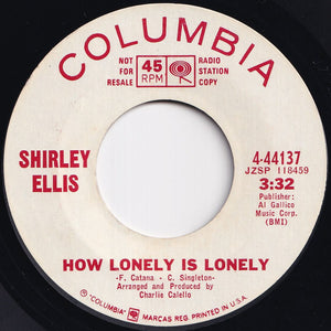Shirley Ellis - Sugar, Let's Shing-A-Ling / How Lonely Is Lonely (7 inch Record / Used)