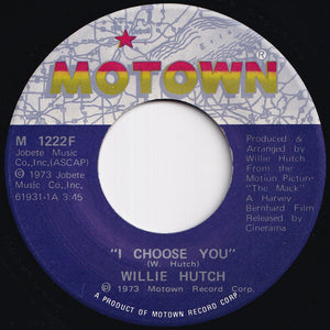 Willie Hutch - Brother's Gonna Work It Out / I Choose You (7 inch Record / Used)