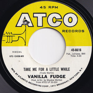 Vanilla Fudge - Take Me For A Little While / Thoughts (7 inch Record / Used)