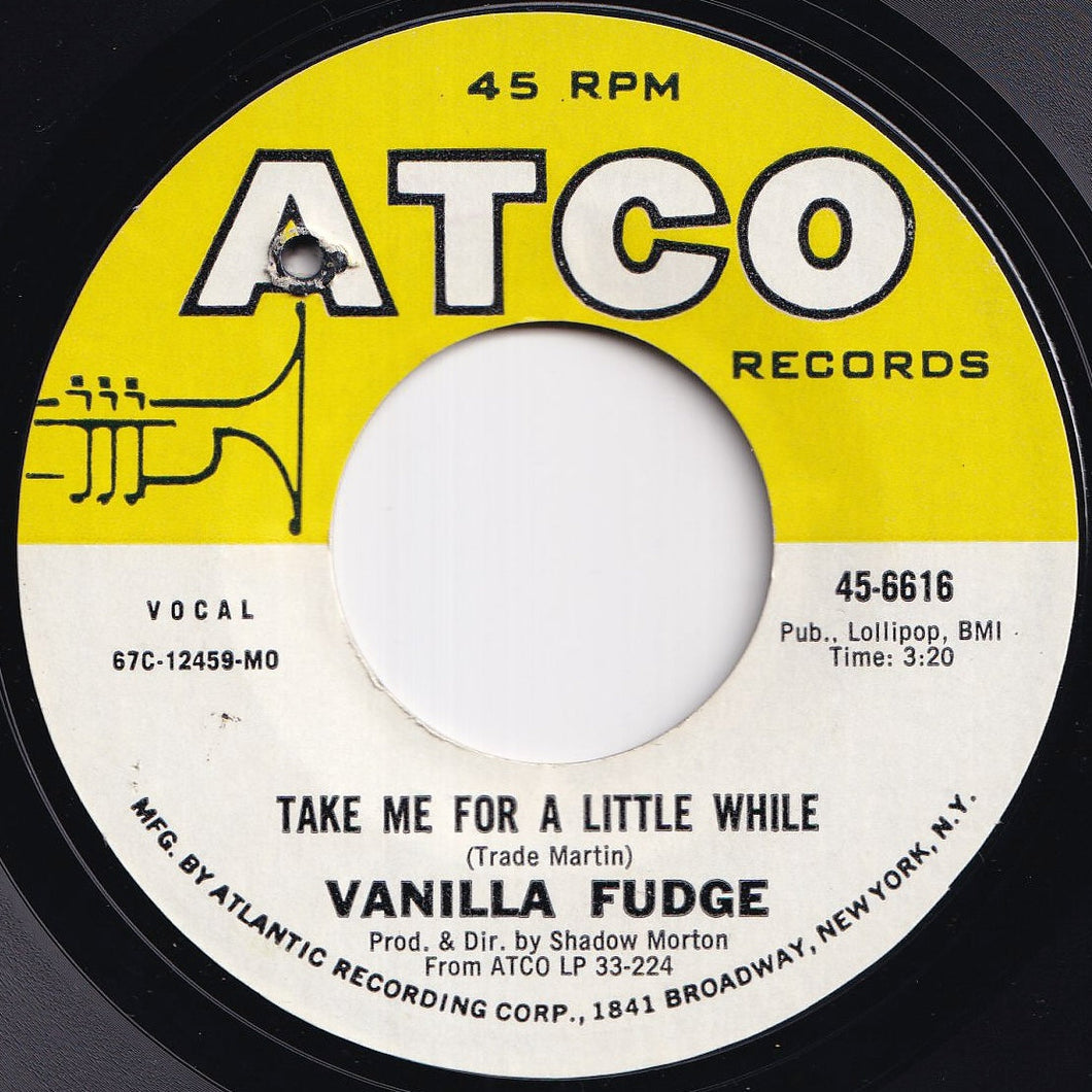 Vanilla Fudge - Take Me For A Little While / Thoughts (7 inch Record / Used)