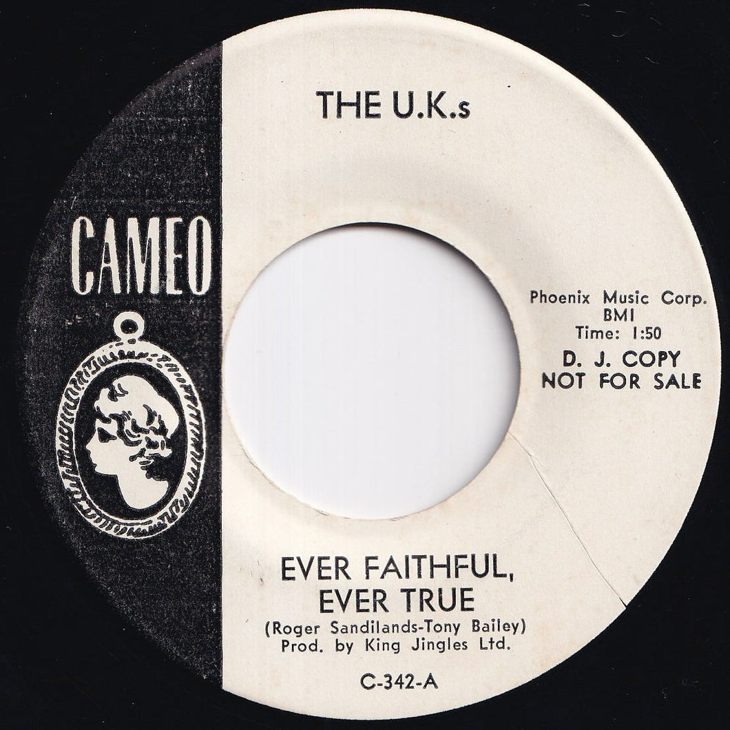 U.K.s - Ever Faithful, Ever True / Your Love is All I Want (7 inch Record / Used)