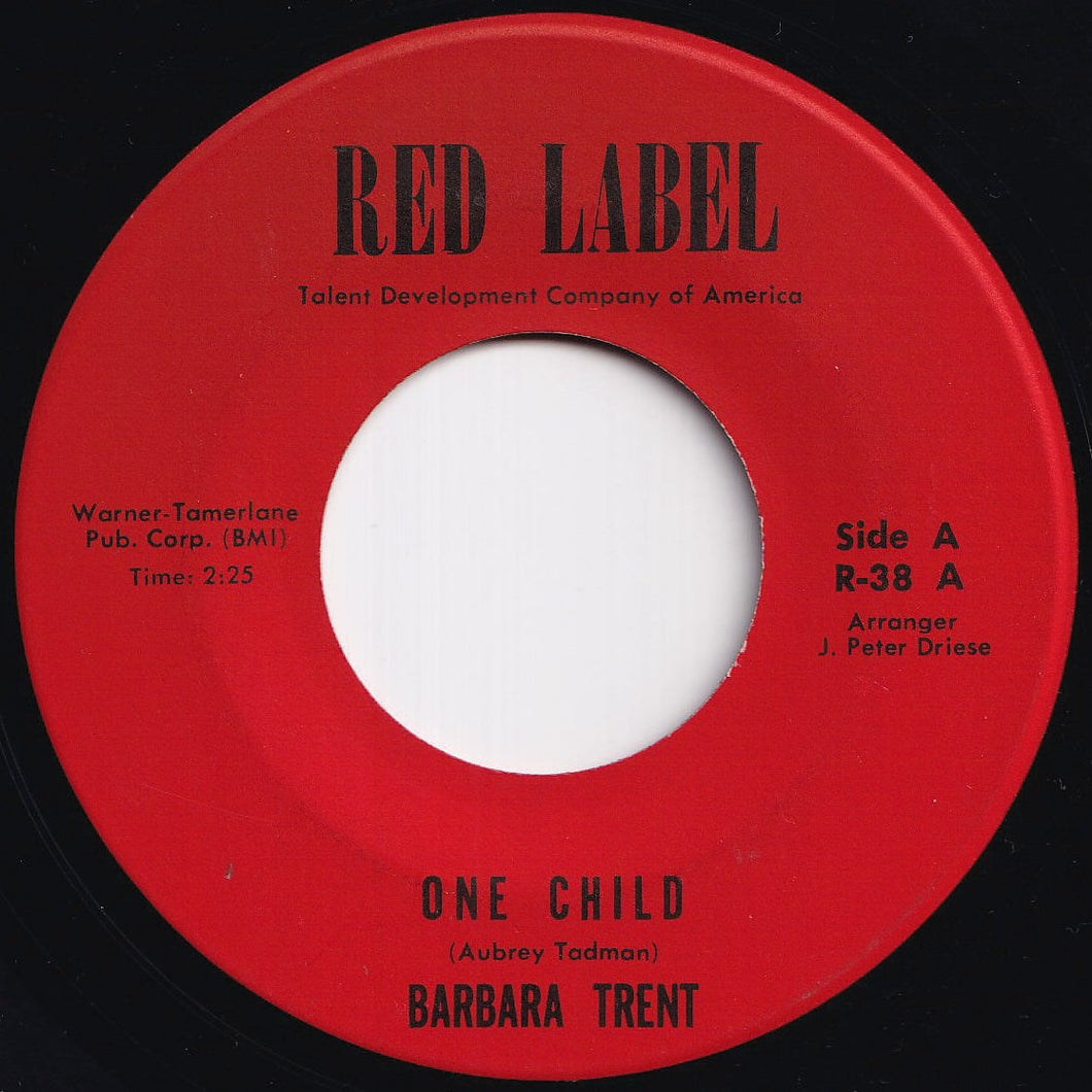 Barbara Trent - One Child / Butterfly Mornin's (7 inch Record / Used)