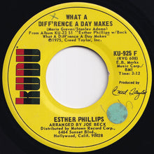 Load image into Gallery viewer, Esther Phillips - What A Diff&#39;rence A Day Makes / Turn Around, Look At Me (7 inch Record / Used)

