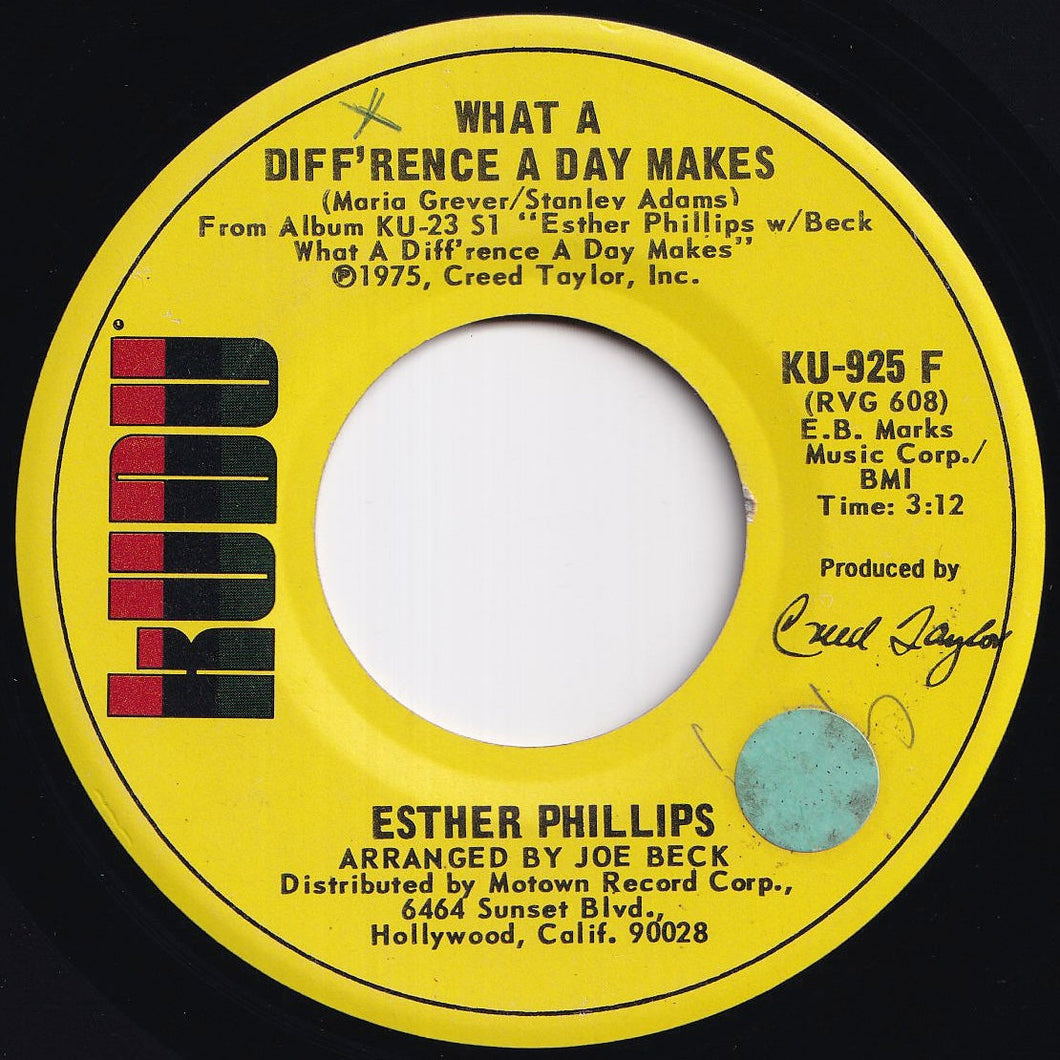 Esther Phillips - What A Diff'rence A Day Makes / Turn Around, Look At Me (7 inch Record / Used)