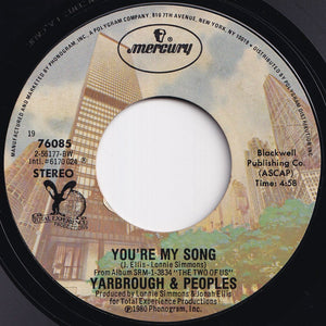 Yarbrough & Peoples - Don't Stop The Music / You're My Song (7 inch Record / Used)