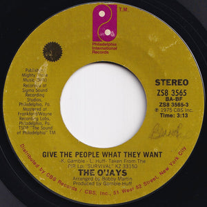 O'Jays - What Am I Waiting For / Give The People What They Want (7 inch Record / Used)