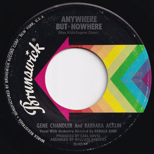 Gene Chandler, Barbara Acklin - From The Teacher To The Preacher / Anywhere But Nowhere (7 inch Record / Used)