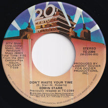 Load image into Gallery viewer, Edwin Starr - Contact / Don&#39;t Waste Your Time (7 inch Record / Used)
