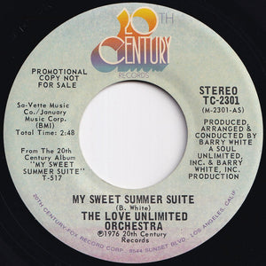 Love Unlimited Orchestra - My Sweet Summer Suite (Stereo) / (Mono) (7 inch Record / Used)