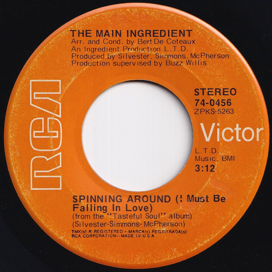 Main Ingredient - Spinning Around (I Must Be Falling In Love) / Magic Shoes (7 inch Record / Used)