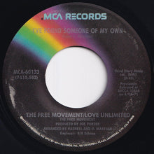 Load image into Gallery viewer, Love Unlimited / The Free Movement - Walkin&#39; In The Rain With The One I Love / I&#39;ve Found Someone Of My Own (7 inch Record / Used)
