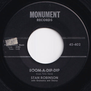 Stan Robinson - Boom-A-Dip-Dip / My Heart Beats (7 inch Record / Used)