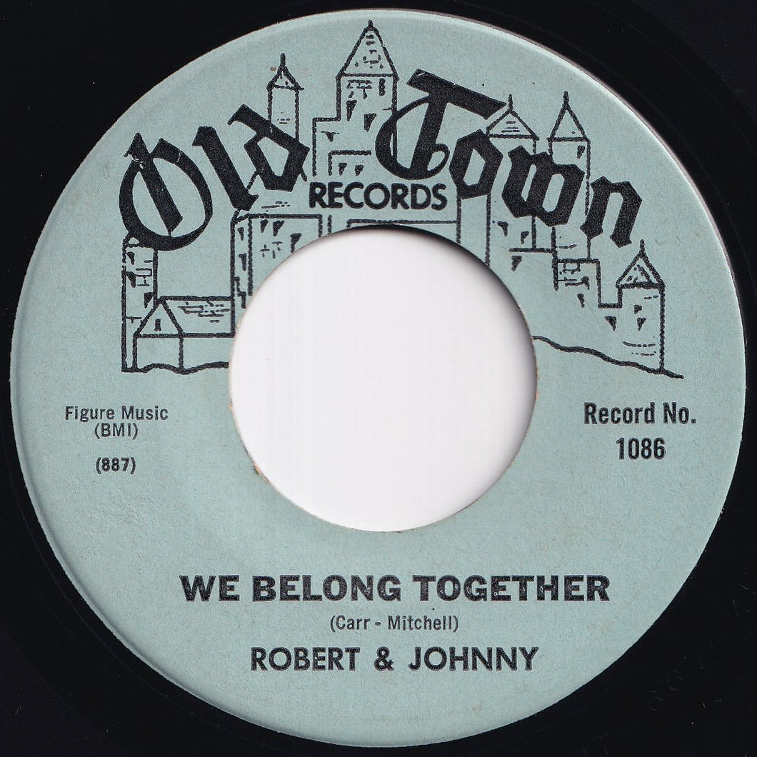 Robert & Johnny - We Belong Together / In The Rain (7 inch Record / Used)