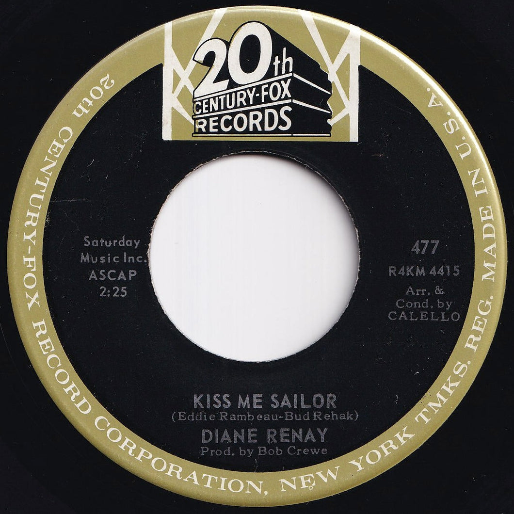 Diane Renay - Kiss Me Sailor / Soft-Spoken Guy (7 inch Record / Used)