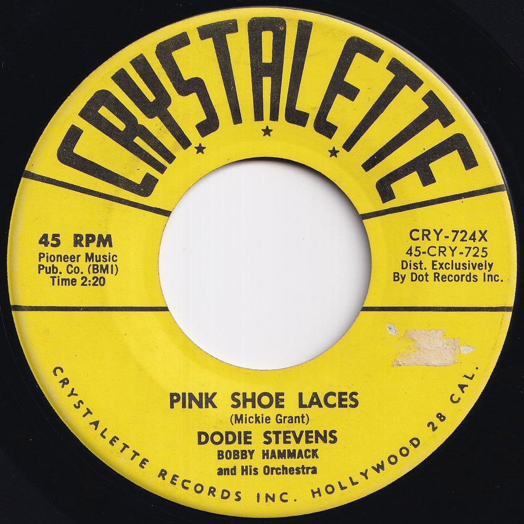 Dodie Stevens - Pink Shoe Laces / Coming Of Age (7 inch Record / Used)