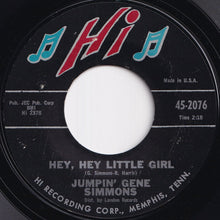 画像をギャラリービューアに読み込む, Jumpin&#39; Gene Simmons - Haunted House / Hey, Hey Little Girl (7 inch Record / Used)
