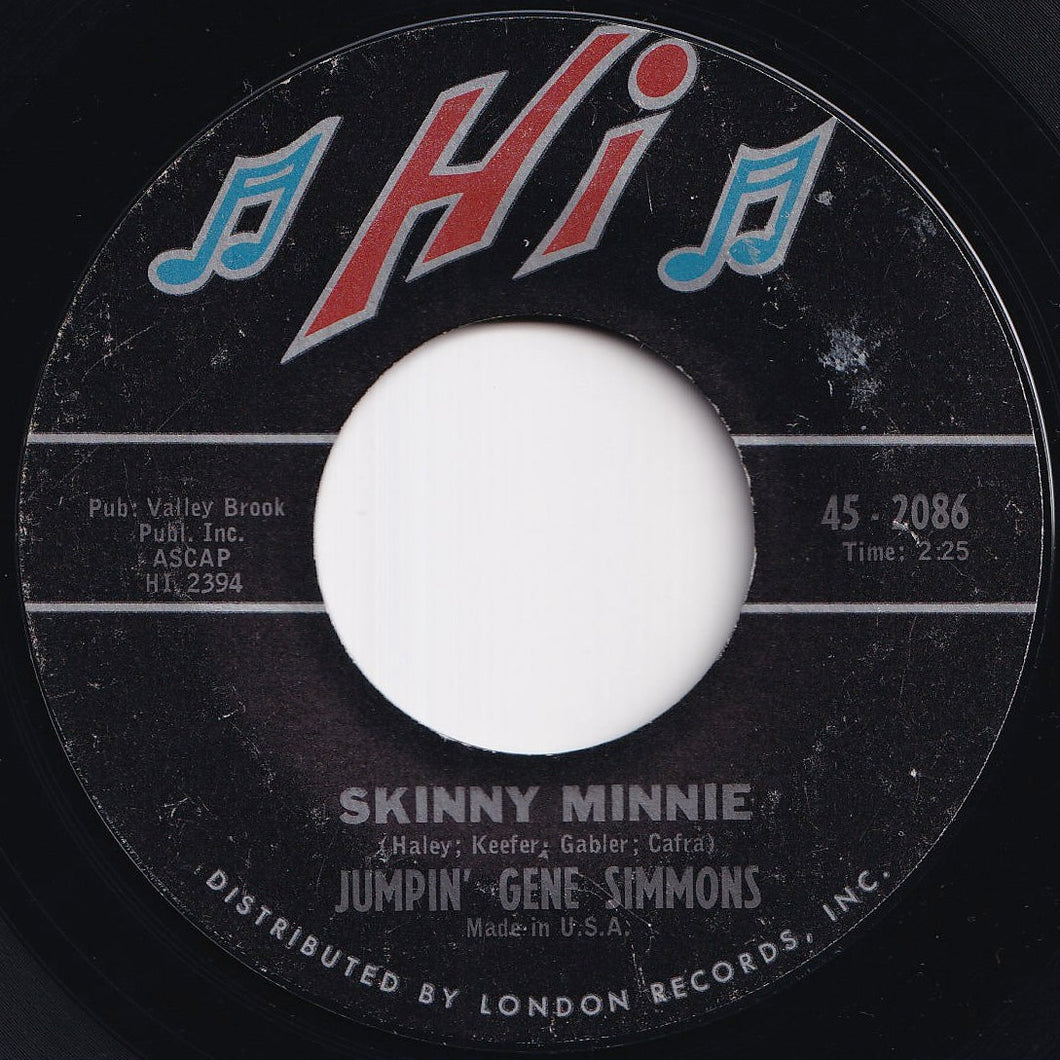 Jumpin' Gene Simmons - Skinny Minnie / I'm A Ramblin' Man (7 inch Record / Used)