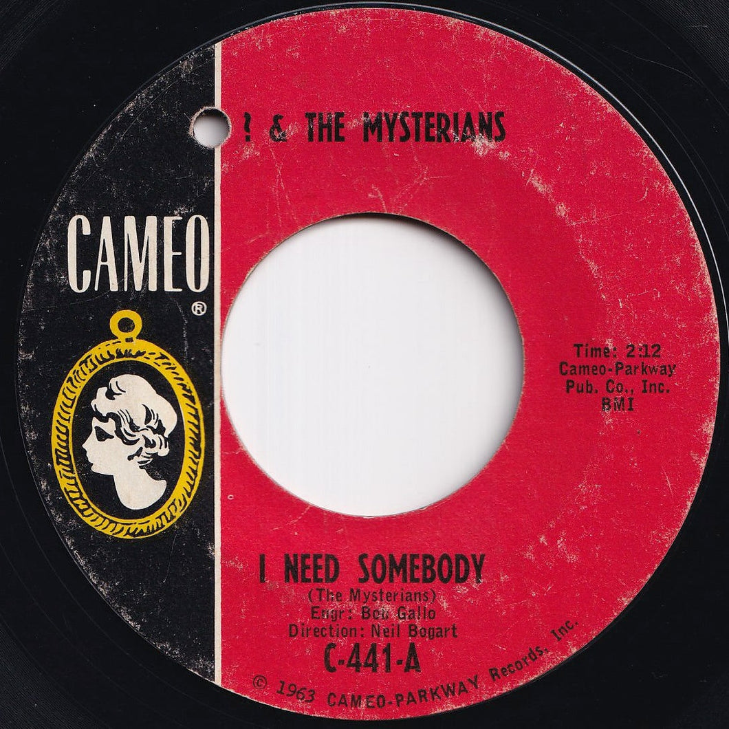 ? & The Mysterians - I Need Somebody / 8 Teen (7 inch Record / Used)
