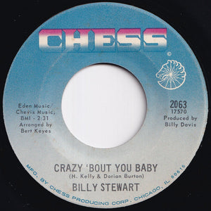 Billy Stewart - I'm In Love (Oh, Yes I Am) / Crazy 'Bout You Baby (7 inch Record / Used)
