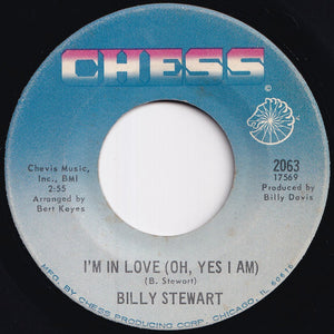 Billy Stewart - I'm In Love (Oh, Yes I Am) / Crazy 'Bout You Baby (7 inch Record / Used)