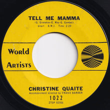 画像をギャラリービューアに読み込む, Christine Quaite - Tell Me Mamma / In The Middle Of The Floor (7 inch Record / Used)
