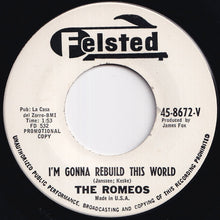 画像をギャラリービューアに読み込む, Romeos - Julie / I&#39;m Gonna Rebuild This World (7 inch Record / Used)
