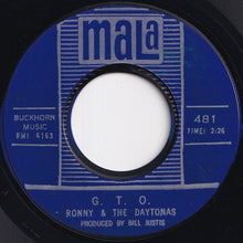 画像をギャラリービューアに読み込む, Ronny &amp; The Daytonas - G.T.O. / Hot Rod Baby (7 inch Record / Used)
