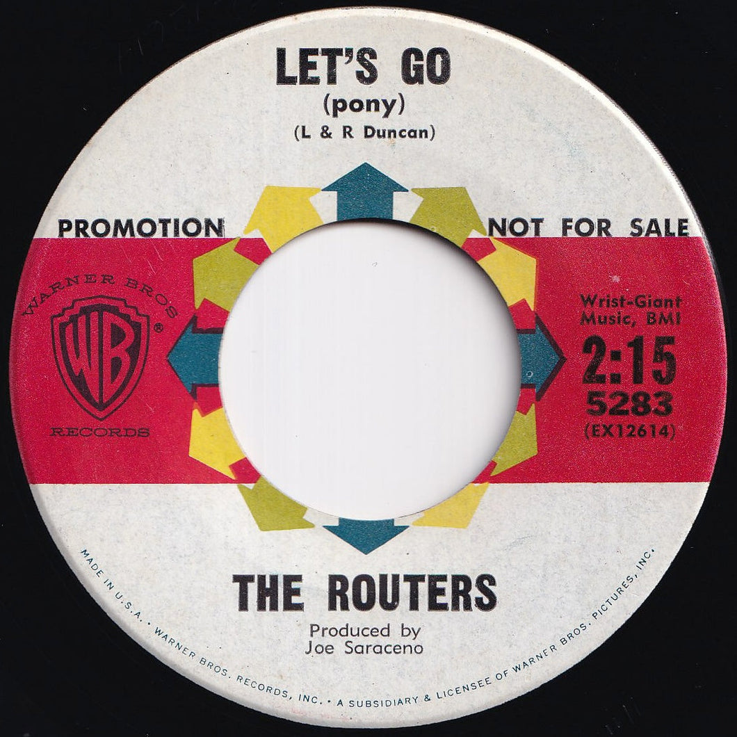 Routers - Let's Go (Pony) / Mashy (7 inch Record / Used)