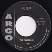 画像をギャラリービューアに読み込む, Sensations - Let Me In / Oh Yes, I&#39;ll Be True (7 inch Record / Used)
