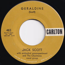 画像をギャラリービューアに読み込む, Jack Scott - Geraldine / With Your Love (7 inch Record / Used)
