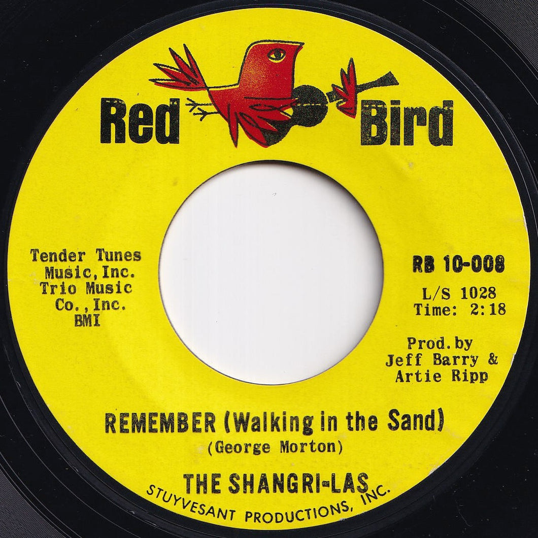 Shangri-Las - Remember (Walkin' In The Sand) / It's Easier To Cry (7 inch Record / Used)