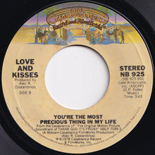 Load image into Gallery viewer, Love And Kisses - Thank God It&#39;s Friday / You&#39;re The Most Precious Thing In My Life (7 inch Record / Used)
