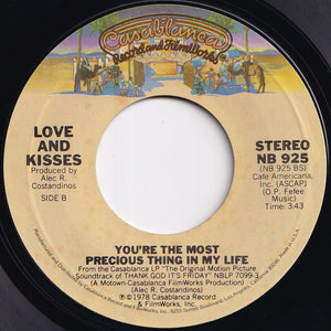 Love And Kisses - Thank God It's Friday / You're The Most Precious Thing In My Life (7 inch Record / Used)