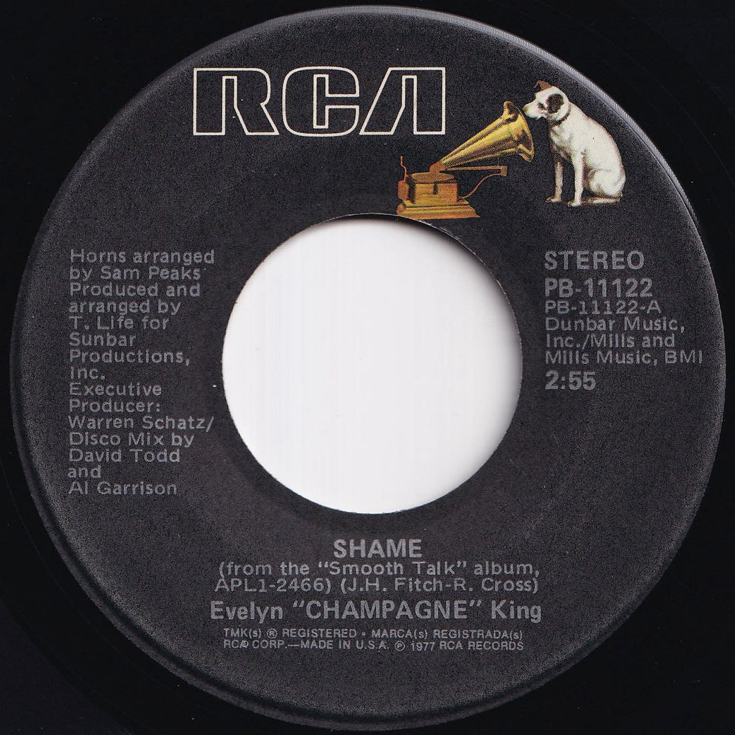 Evelyn Champagne King - Shame / Dancin', Dancin', Dancin' (7 inch Record / Used)
