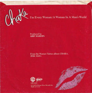 Chaka Khan - I'm Every Woman / A Woman In A Man's World (7 inch Record / Used)