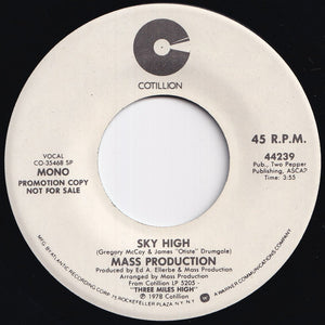 Mass Production - Sky High (Stereo) / (Mono) (7 inch Record / Used)