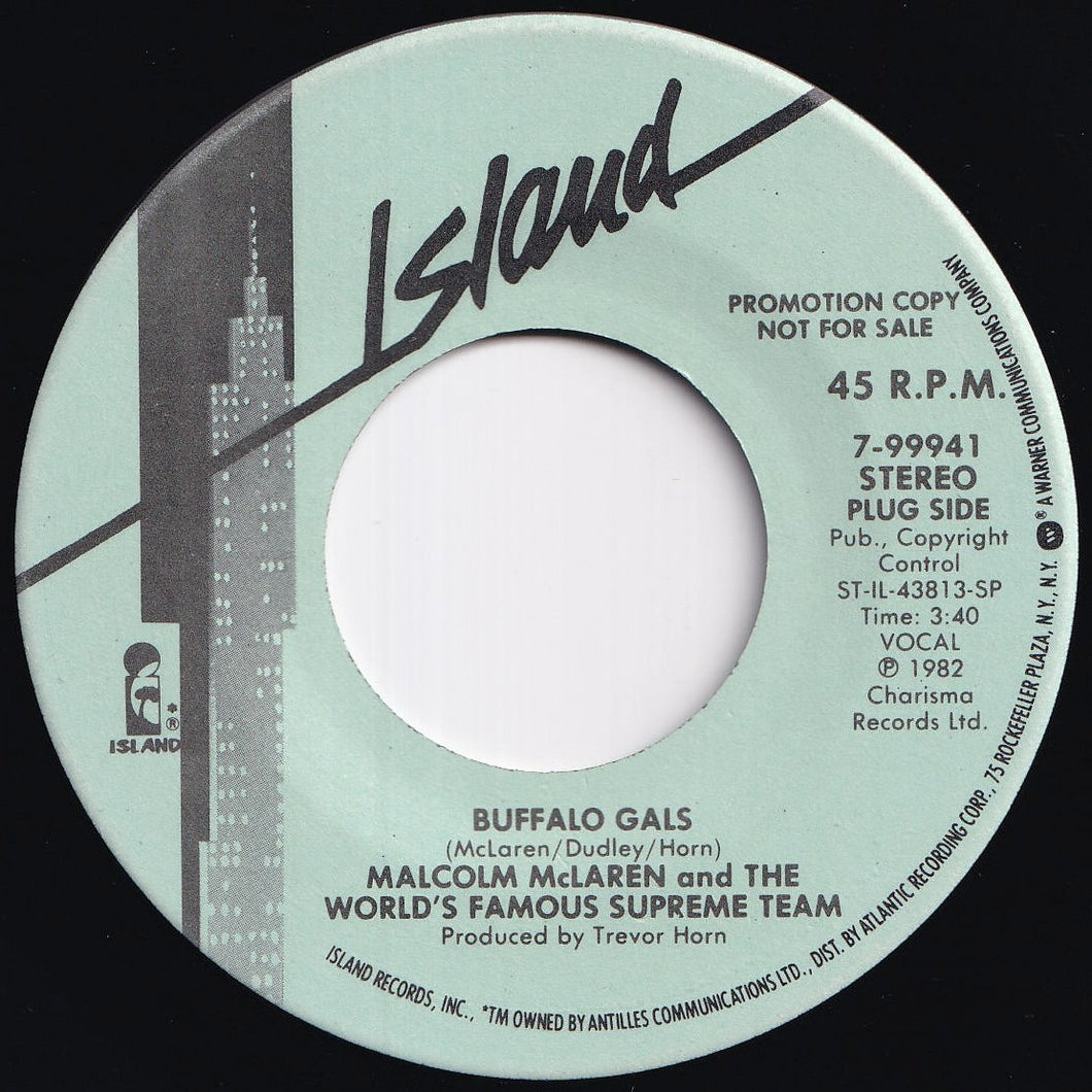 Malcolm McLaren - Buffalo Gals / (Trad Square) (7 inch Record / Used)