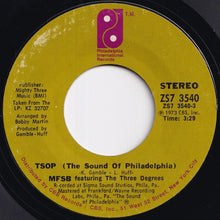 Load image into Gallery viewer, MFSB, Three Degrees - TSOP (The Sound Of Philadelphia) / Something For Nothing (7 inch Record / Used)
