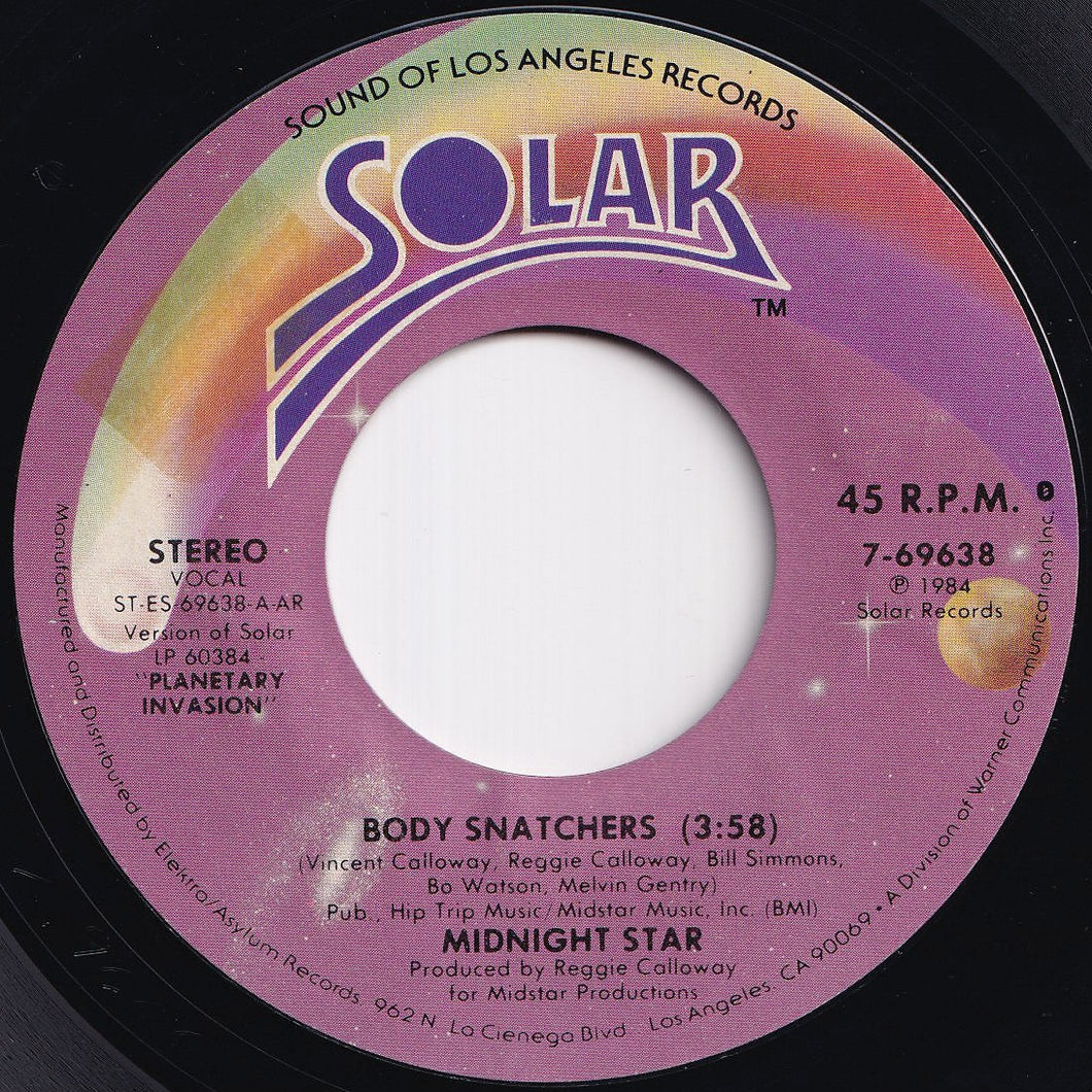 Midnight Star - Body Snatchers / Curious (7 inch Record / Used)