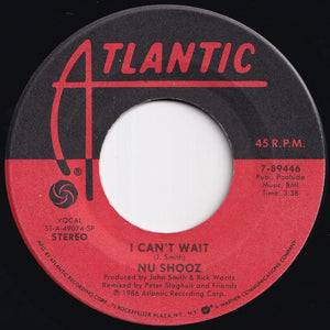 Nu Shooz - I Can't Wait / Make Your Mind Up (7 inch Record / Used)