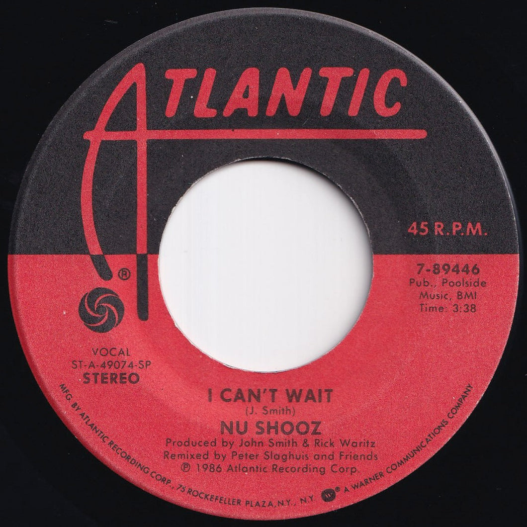 Nu Shooz - I Can't Wait / Make Your Mind Up (7 inch Record / Used)