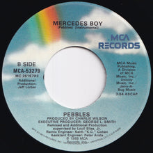 画像をギャラリービューアに読み込む, Pebbles - Mercedes Boy (Remixed Version) / (Instrumental) (7 inch Record / Used)
