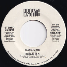 Load image into Gallery viewer, Run-D.M.C. - Mary, Mary / Mary, Mary (7 inch Record / Used)

