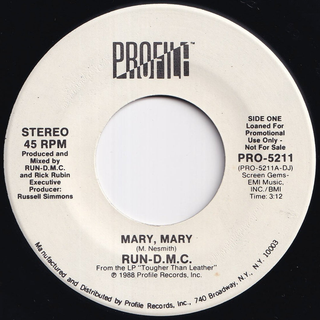 Run-D.M.C. - Mary, Mary / Mary, Mary (7 inch Record / Used)
