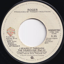 画像をギャラリービューアに読み込む, Roger - I Heard It Through The Grapevine (Part 1) / (Part 2) (7 inch Record / Used)
