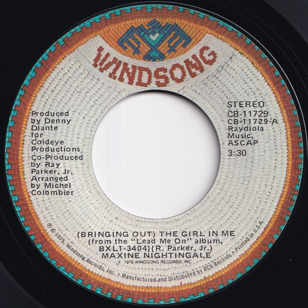 Maxine Nightingale - (Bringing Out) The Girl In Me / Hideaway (7 inch Record / Used)