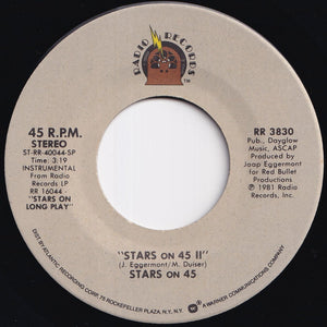 Stars On 45 - Medley II / Stars On 45 II (7 inch Record / Used)