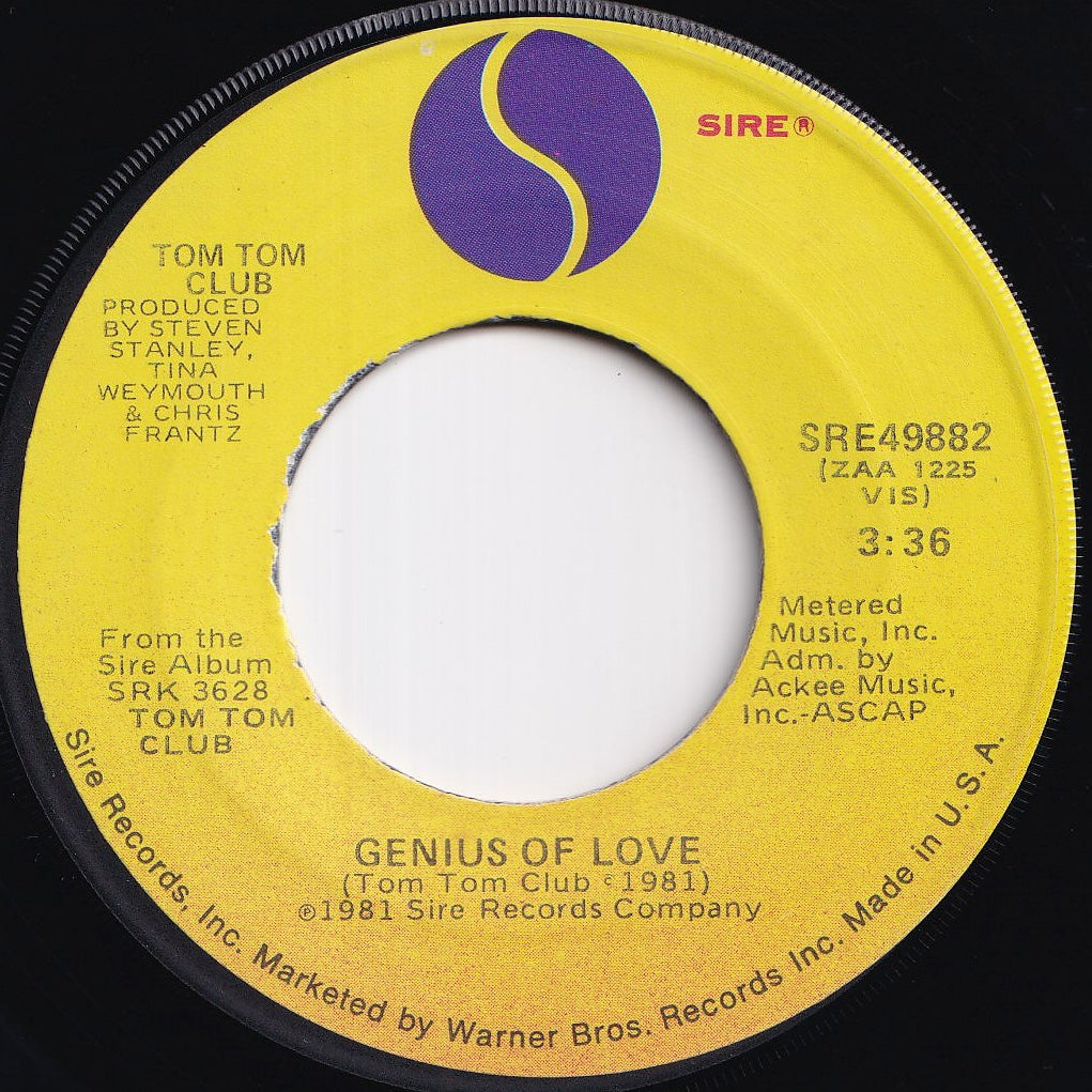 Tom Tom Club - Genius Of Love / Lorelei (Instrumental) (7 inch Record / Used)