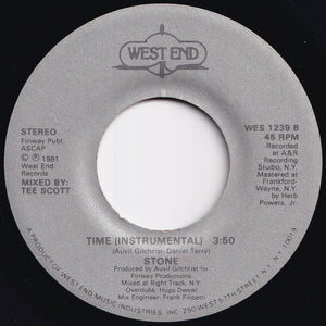 Stone - Time / (Instrumental) (7 inch Record / Used)